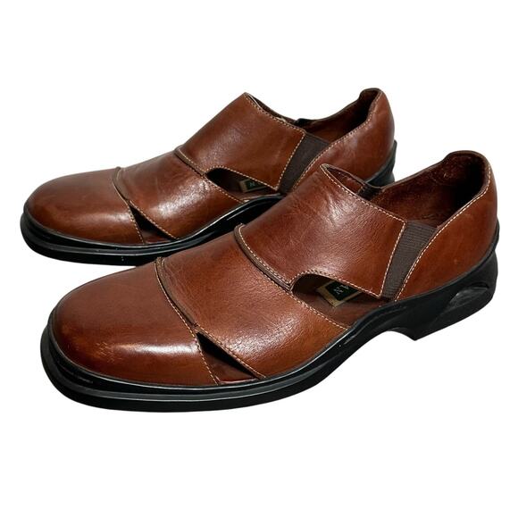 Cole Haan x Nike Air Vintage Leather Cut Out Sandal Shoes 11 Brazil Grandpacore - Picture 3 of 12